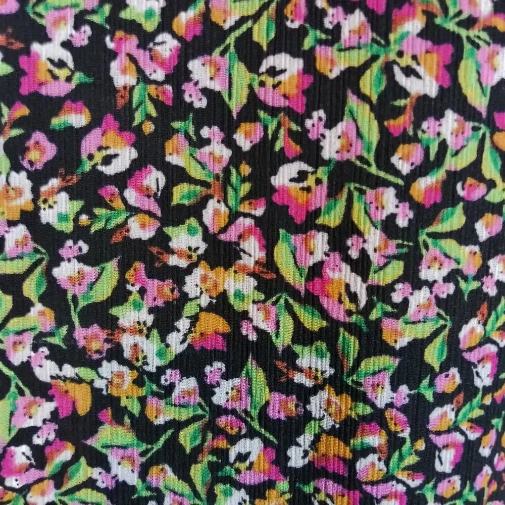 J. Crew Ditsy Floral Puff Sleeve Lightweight Blouse Size Small